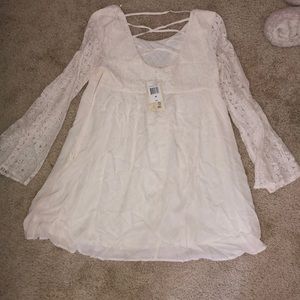 Rewind White Lace Tunic Top (NWT)